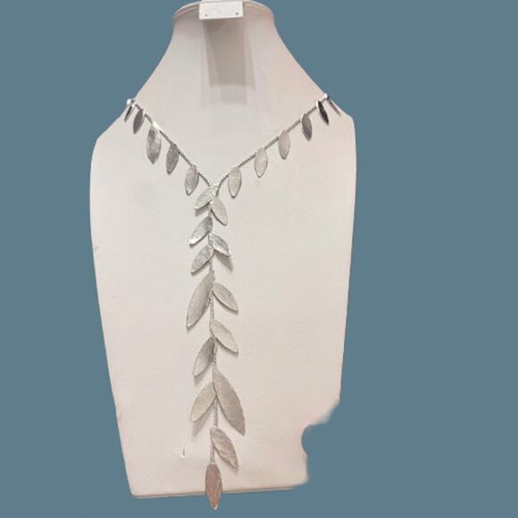 Don Joyelli Jewelry - Don Joyelli Greek Handmade Hammered Phylion Leaf Necklace